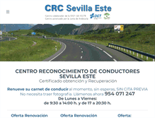 Tablet Screenshot of crcsevillaeste.com